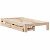 VidaXL Cadre de lit sans matelas 75x190 cm bois de pin massif 3309023