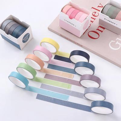 Supply Solid Color Handbook Tape Scrapbooking Adhesive Tape Masking Tape Tape Set Decorative Tape