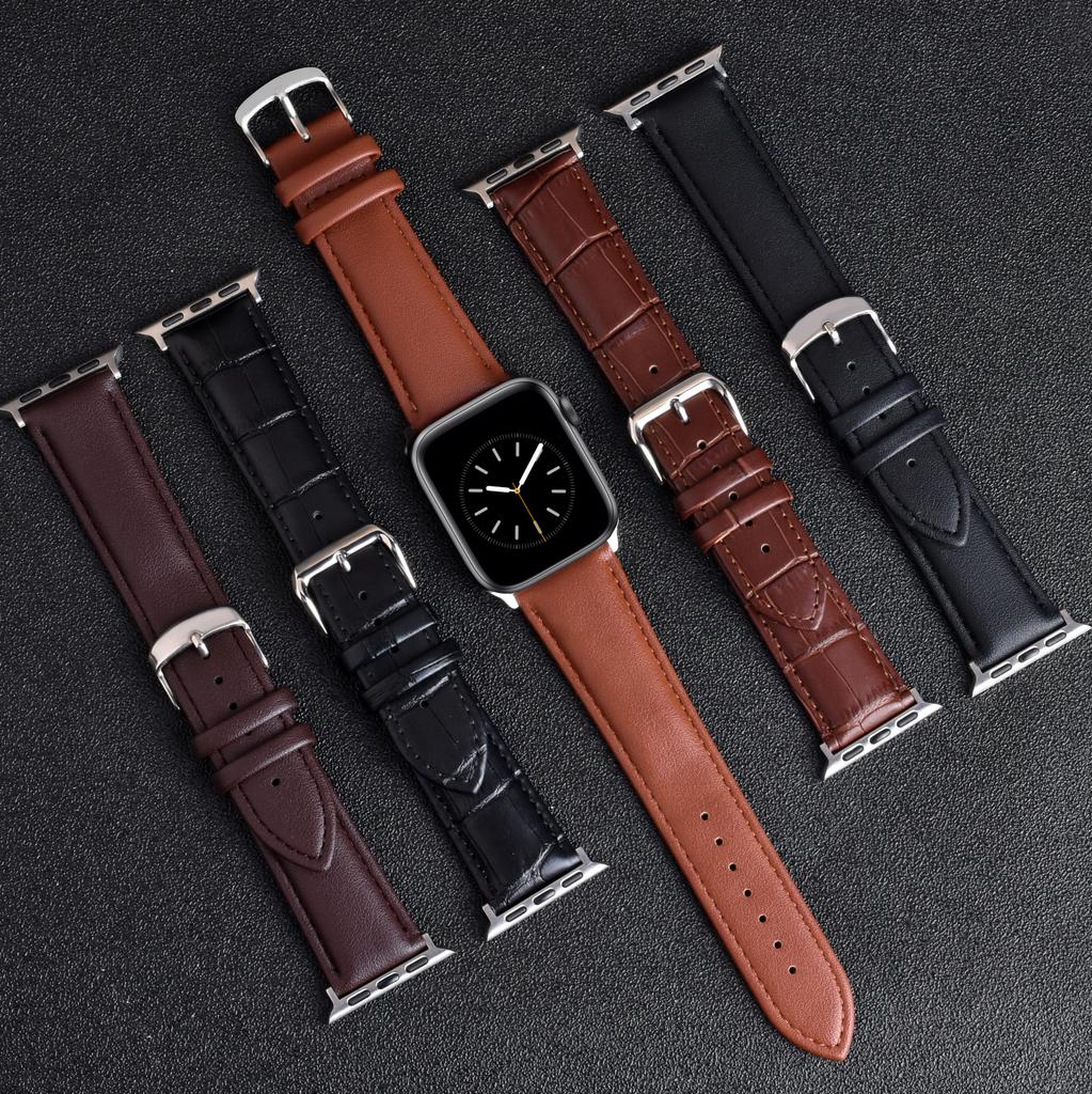 Bracelet Belt Leather Band for Apple Watch Series 10 42mm 46MM 44MM 40MM 41MM 45MM 49mm Strap for iWatch 10 9 8 7 6 SE 5 4 Wristband