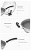Supor Honeycomb Non-stick 316 Stainless Steel Wok with Large Spoon