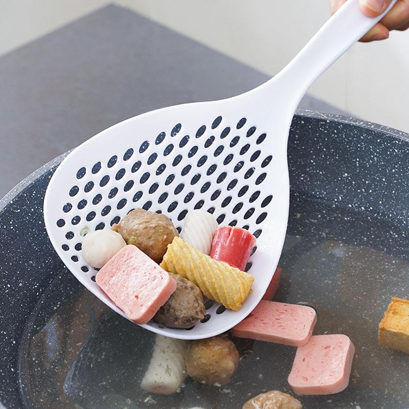1PC Large Colander Soup Filter Household Dumplings Noodles Strainer Spoon Kitchen Gadgets