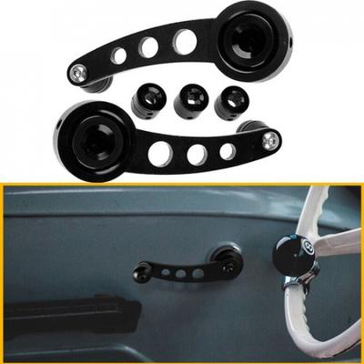 2pc Car Window Door Handle Knob Fit 84-00 Honda Civic Manual Window Winder Crank