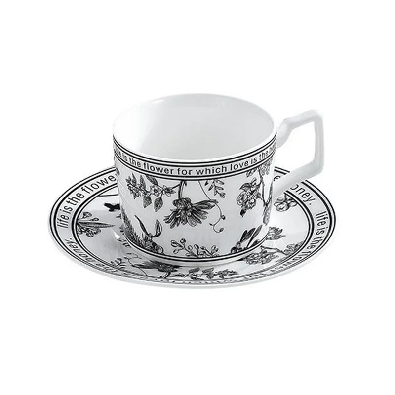 JUSTINLAU Ceramic Mug Valentine's Day Gifts Breakfast Coffee Milk Oat Cup Creative Couple Cup with Handle Home/Office Water Cups