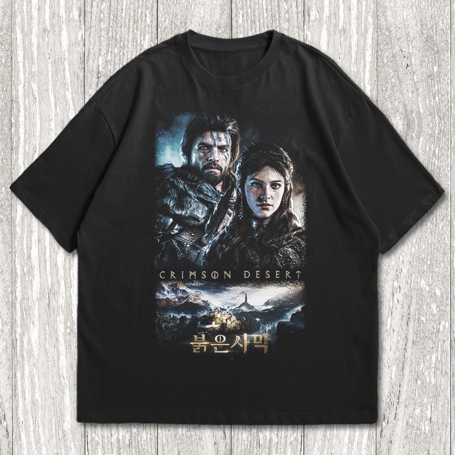 Crimson DeserT-Shirt, RPG Game Tee, Video Game Shirt, Macduff T-Shirt, Pywel S