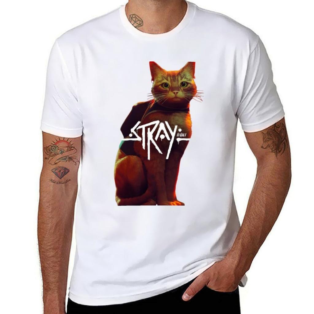 T-shirt Chat Stray The Game Entraînement Fitness Respirant