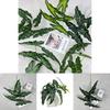 Alocasia Odora Plastik Grünpflanze mit lebhaften Blattfarben für Hochzeitsveranstaltungen und Heimgebrauch
