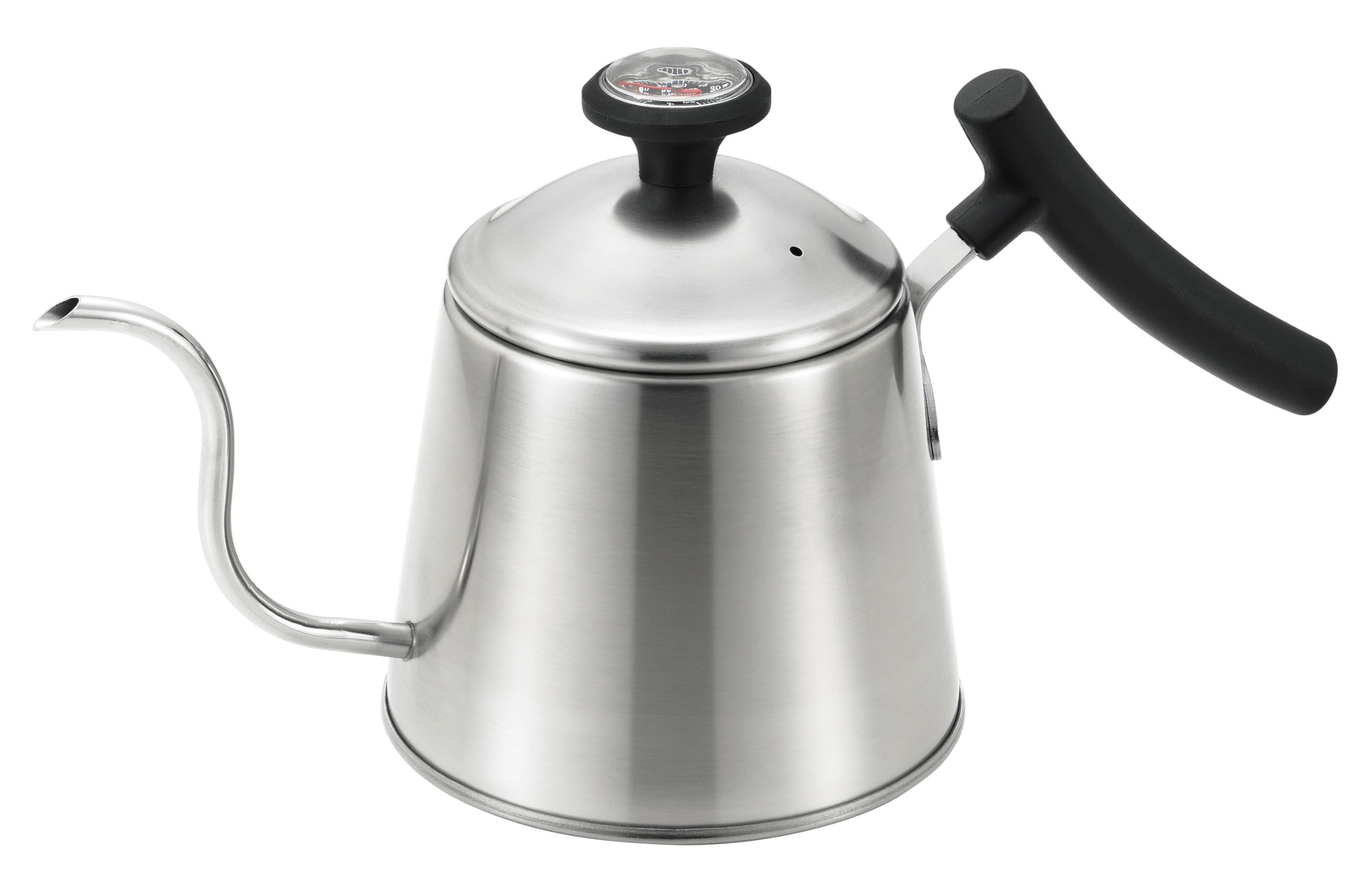 

Pearl Metal 1.1L Stainless Steel Drip Pot Kettle with Thermometer, Satin Finish, AZ-7150