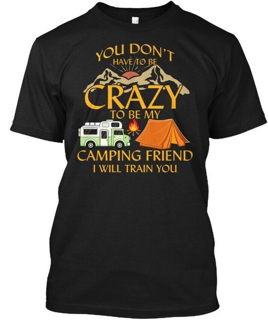

Camping T-Shirt Made in the USA Size S to 5XL 2XL
