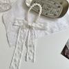 Korean Style Lace Scarves Lace Up Ribbons Necklaces Fashion Pearl Choker  Girl