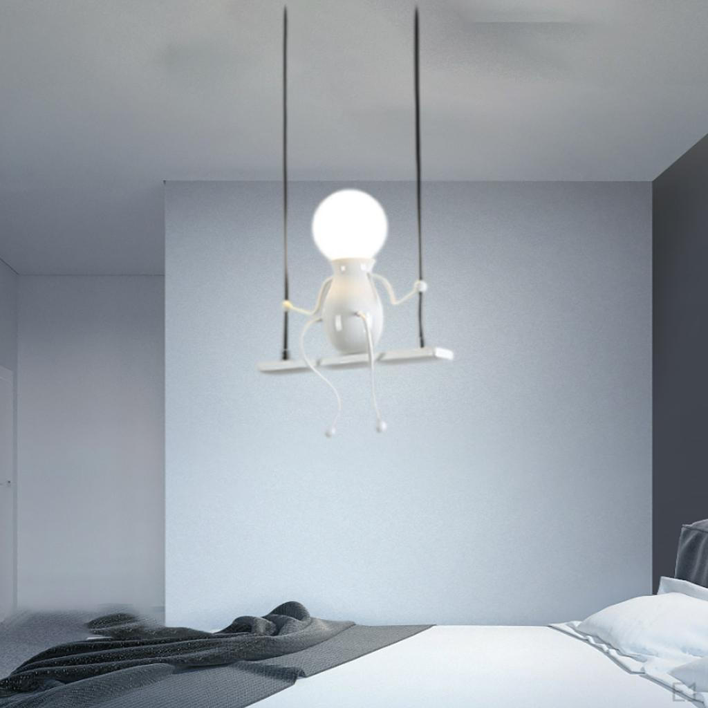 Ceiling Pendant Chandelier Fixtures Metal Bedroom Contemporary Dining Room Restaurant Lamp Indoor