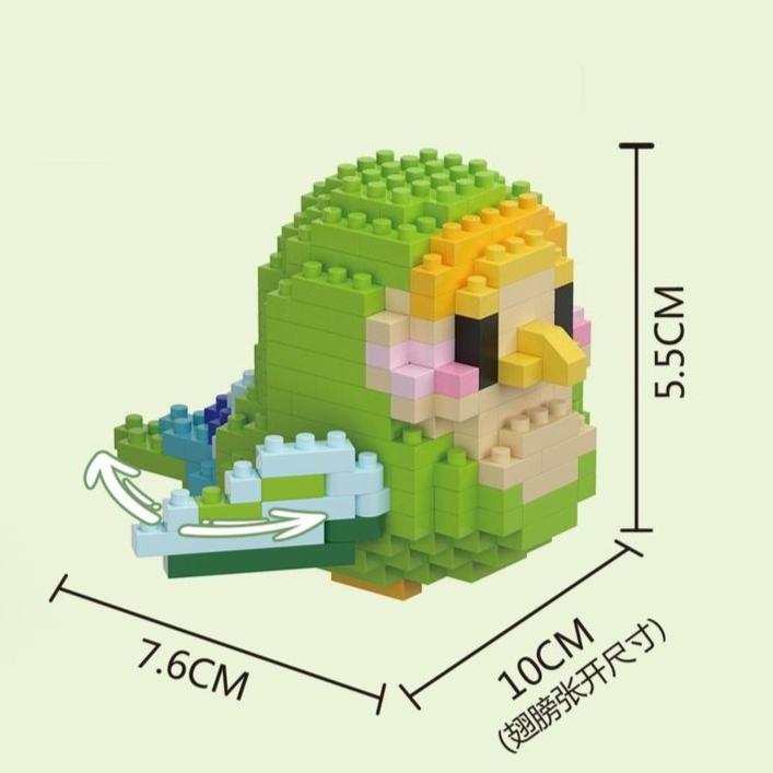 The Tiny Particle Parrot Cute Bird Series Of Building Blocks And Educational Toys Boys And Girls Children'S Day Gifts
