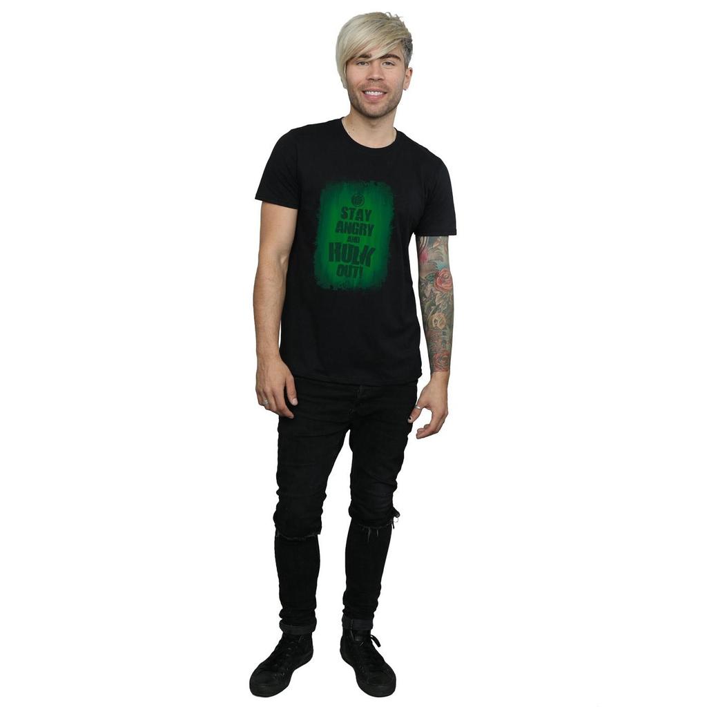 Marvel Mens Hulk Stay Angry T-Shirt