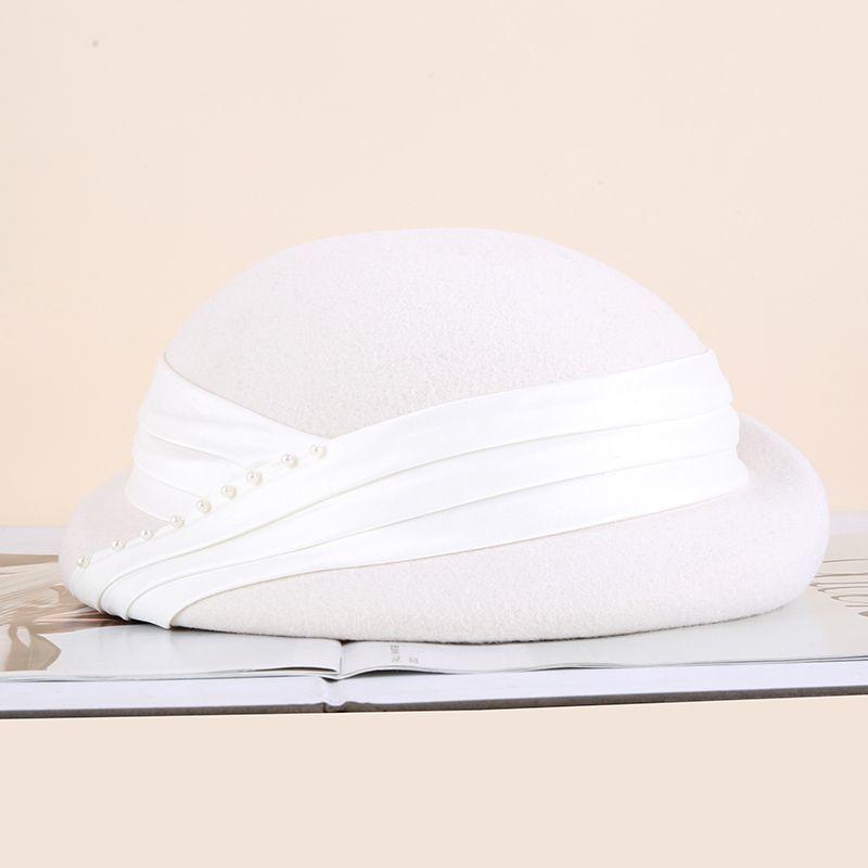 Autumn and Winter New Versatile Wool Woolen Hat Literary Trend Retro Elegant British Hat Beret Women