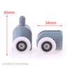 YY30-4 Pcs Shower Rooms Cabins Pulley Shower Room Roller Runners Wheels Pulleys New
