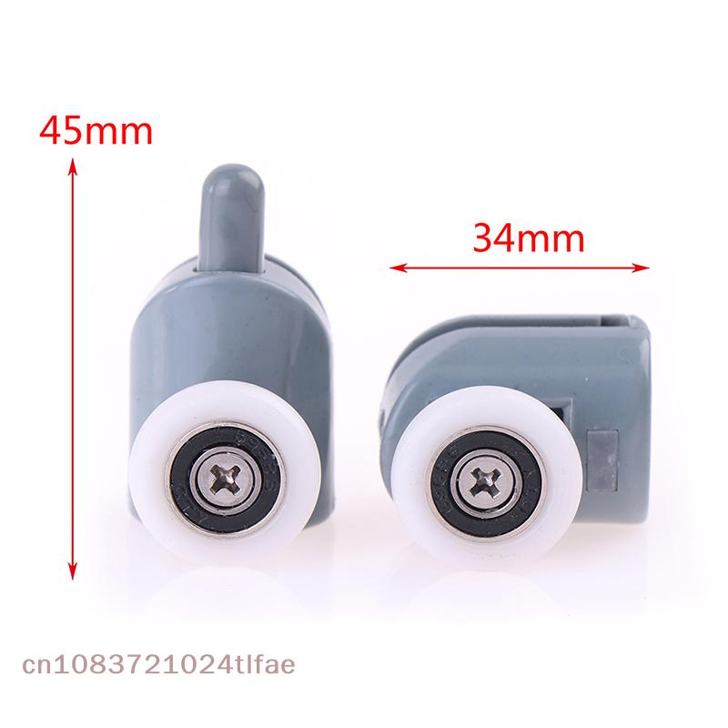 YY30-4 Pcs Shower Rooms Cabins Pulley Shower Room Roller Runners Wheels Pulleys New