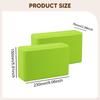 2 Pieces Yoga Blocks EVA Foam Anti Slip Soft Exercise Accessories for Gym Stretching