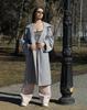 Waisted Trench Coat CLEW 230604 S Gray
