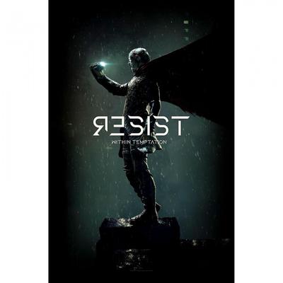 Textilplakat „Within Temptation Resist“.