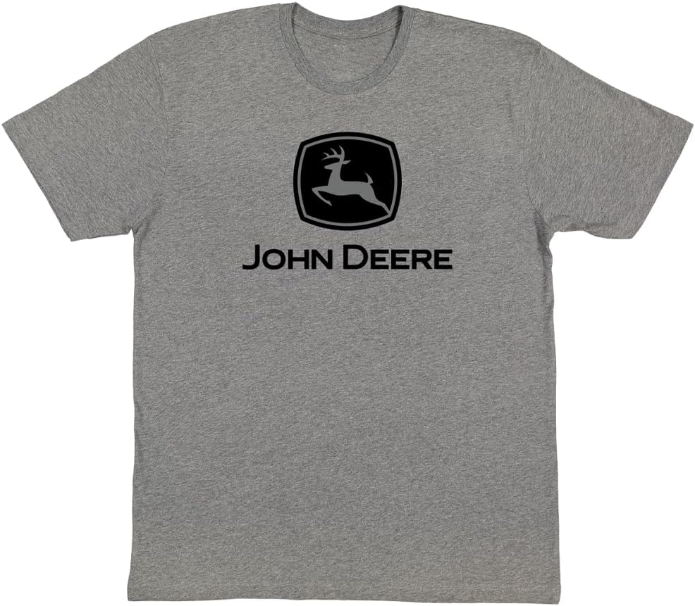 John Deere Mens Short Sleeve Graphic Tee Trademark Unisex T-Shirt S