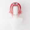 Anime Haruno Sakura Wig Short Pink Heat Resistant Girl Synthetic Hair Play Role Patry Wigs