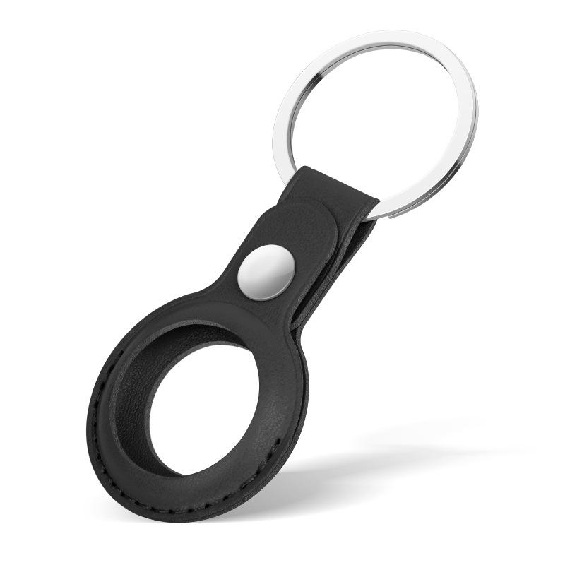 Clearance: Apple Airtag Leather Protective Case with Dual-hole Anti-lost Shell.