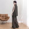Women's Sleeveless Top & Wide-Leg Pants Two-Piece Set