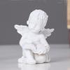 Cute Angel Figurine Resin Garden Miniature Sculpture Painted Little Angel Statue  Room