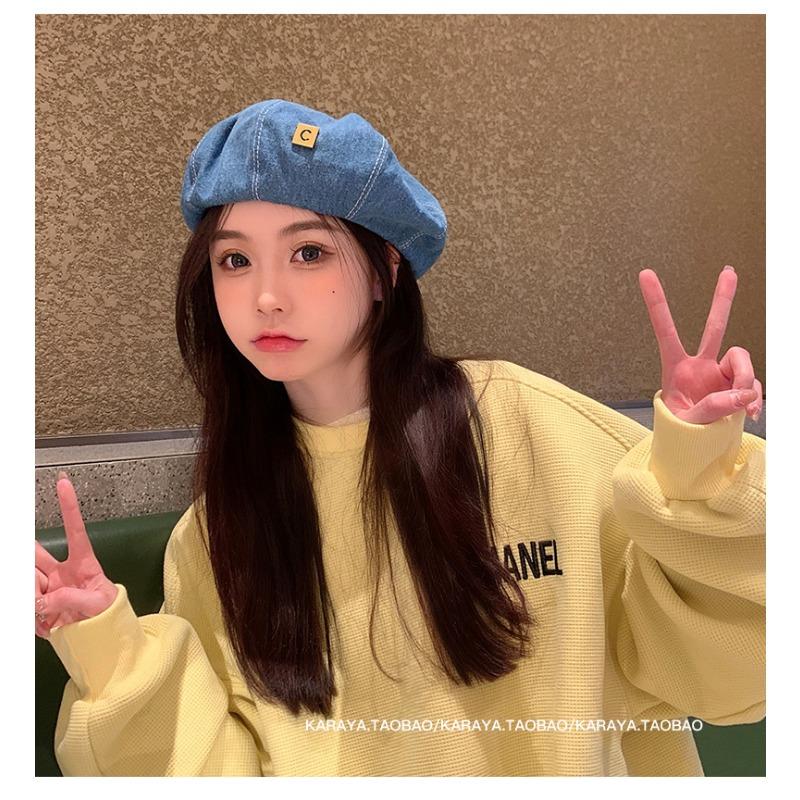 Hat, Female, Big Head Circumference, Beret, Painter's Hat