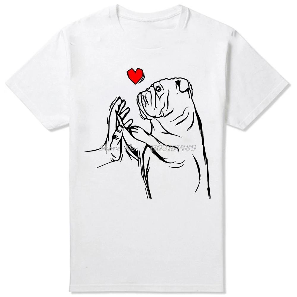 Tricou cu Gât Rotund cu Poze cu Pui de Bulldog Englez Făcând Yoga Iubitori de Câini Grafic Negru Bumbac Streetwear Mânecă Scurtă Cadouri de Ziua de Naștere Tricou