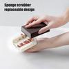 Yousheng Sponge Brush Nanometer Silicon Carbide Scrubber Kitchen Surfaces Powerful Cleaning Action Easy to Handle Cookware Cleaner