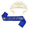 Graduation Party Supplies Kits Crown Tiara Sash For Students Graduation Party Decorations Grad Decor Favors