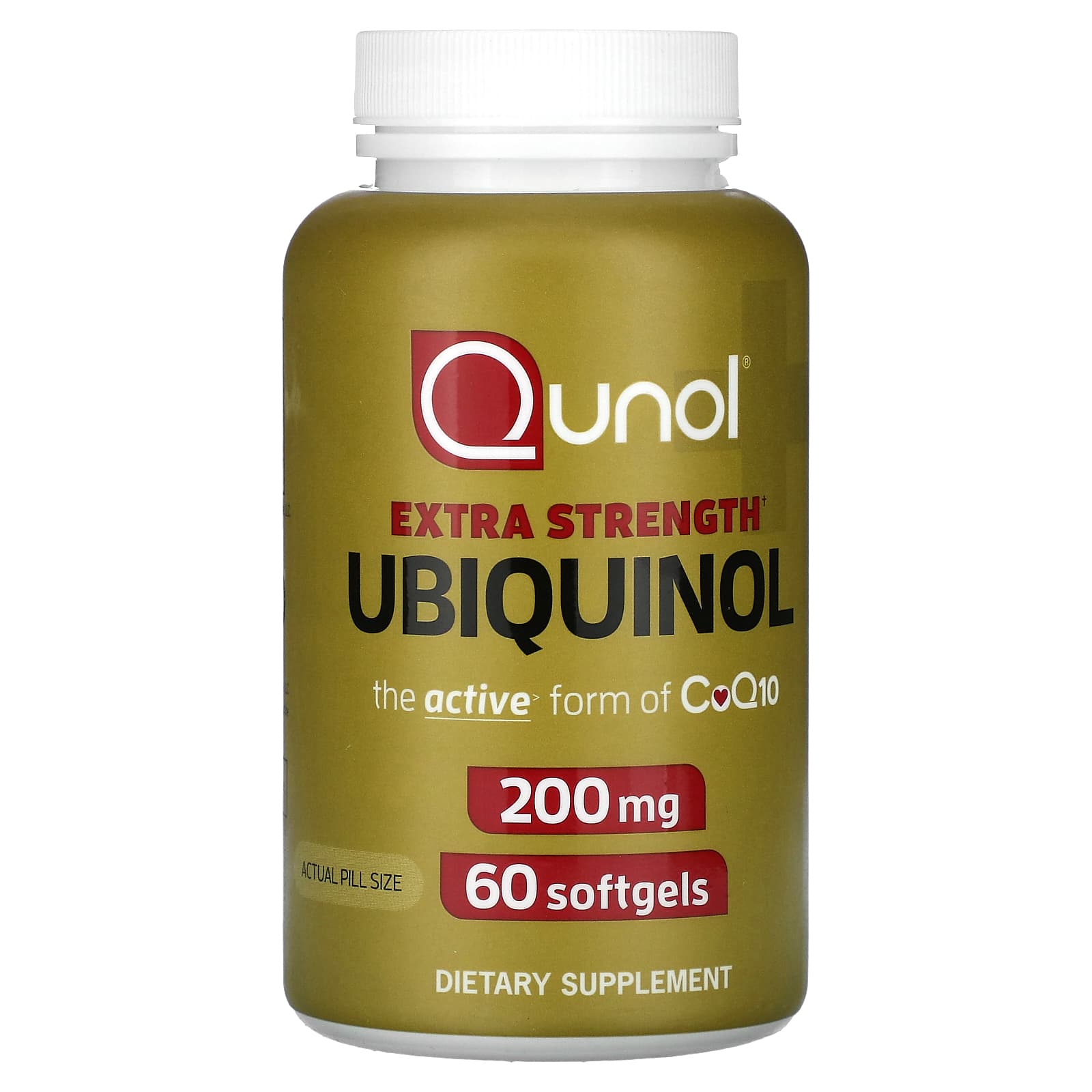 

Extra Strength Ubiquinol, 200Mg, 60 Softgels