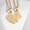 Personalized Couple Necklace Stainless Steel Splicing Butterfly Romantic Holiday Party Birthday Gift Accessories