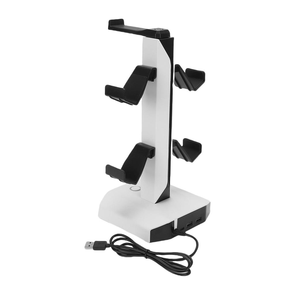RGB Game Controller Headset Holder Type C 2xUSB Ports Desk Headset Stand for Home Studio