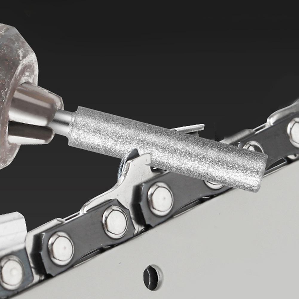 Diamond Chain Grinding Head High Hardness 6pcs Chain Sharpening Bits Multifunctional Anti-corrosion for Copper Wood Plastics