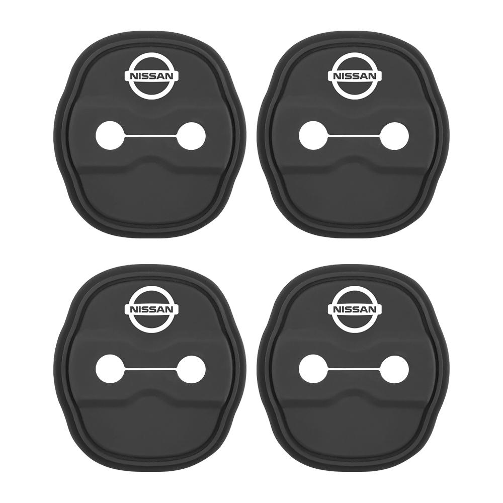 

2/4pcs Silicone Car Door Lock Buckle Protector Cover For Nissan nismo X-Trail Qashqai Juke Teana J32 Serena Leaf Micra For Nissan