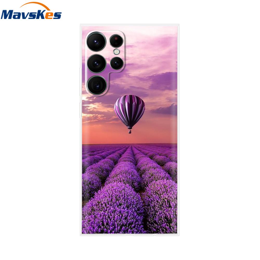 For Samsung Galaxy S22 Case S22 Ultra Transparent TPU Soft Silicon Cover For Samsung S22 Plus GalaxyS22+ Back Cases Phone Bumper