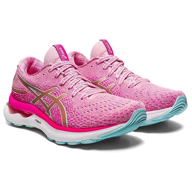 Asics Gel Nimbus 24 LE Cukierkowa Różowe Złoto Damskie Sneakersy Różowe 1012B403-700