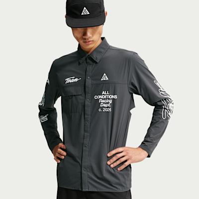 Nike ACG Shirts Men s Dark Smoke Gray Moderate XS