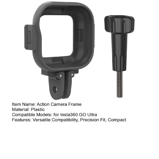 Action Camera Frame Horizontal Vertical Modes Tailor-Made Action Camera Mount for Insta360 GO Ultra Shoot Accessories