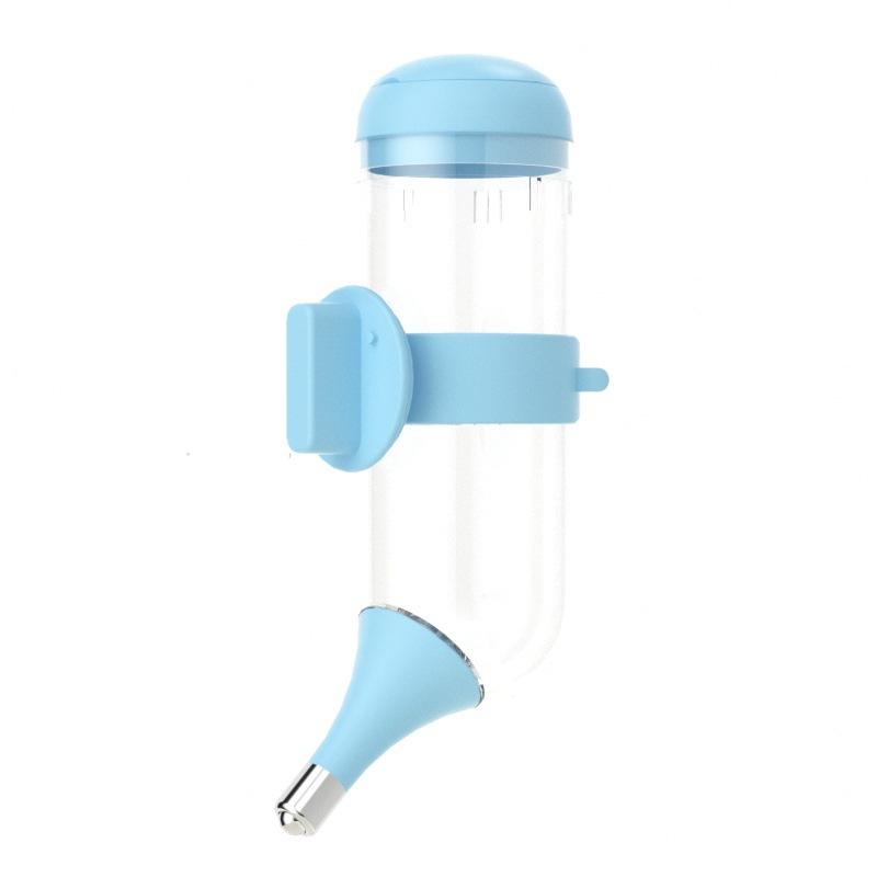 

New Pet Water Dispenser, Hanging Large-capacity Automatic Water Dispenser for Cats and Dogs, Spout, Dog Cage, Hanging Water Jug 350ML синий