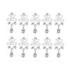10Pcs Manicure Decorations Creative Shape Non-Fading Durable Excellent 3D Rhinestones Pendant Style Nail Art Jewelry Accessories