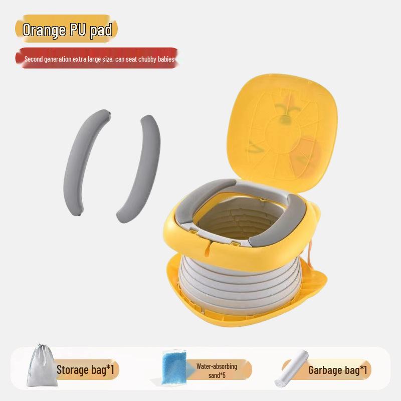 Children's Portable Travel Potty - Foldable and Compact for Outdoor Camping and Emergencies