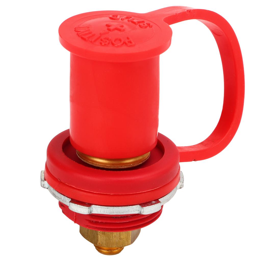 Battery Terminal Color Coded 250A 3 8in Battery Terminal Stud Connector with Cap for Cars RVs Boats Red (Positive)