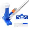 Pool Vacuum Cleaner Set Pool Floor Cleaner with Filter Bag Telescopic Pole ?Hand Pool Vacuum Cleaning Tool for Pool Pond