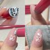 4/6/15pcs Nail Art Flowers&Butterfly Stamp Pen Set for Nail Assorted Patterns DIY Art Stamping Tool for Women Beauty Accessories