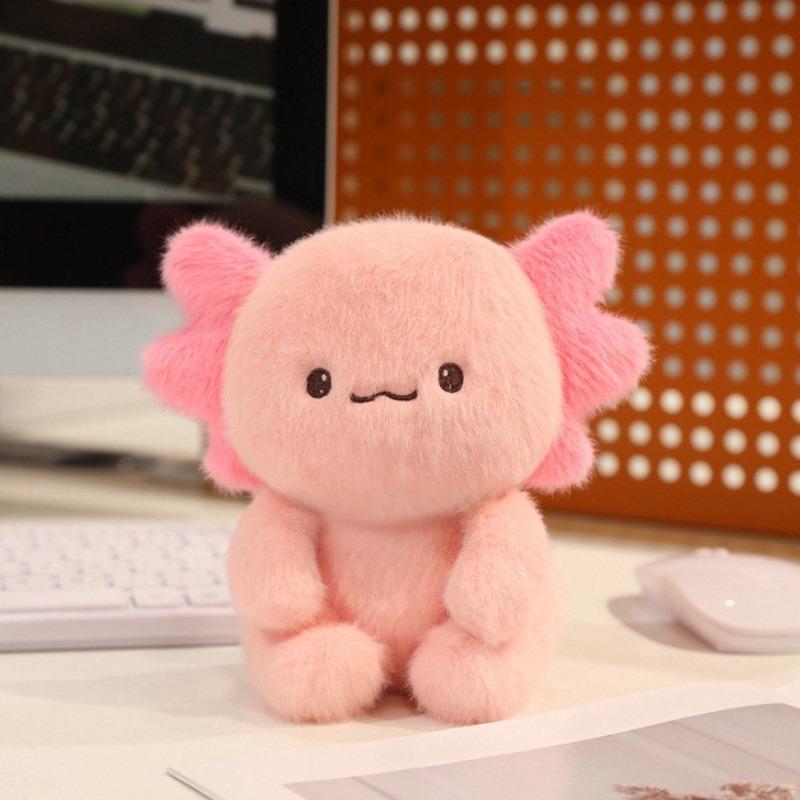 Cute Axolotl Plush Toy Kawaii Salamander Doll Cute Ornaments Stuffed Doll Super Soft Plushie Animal Toy Birth Gift Home Decor