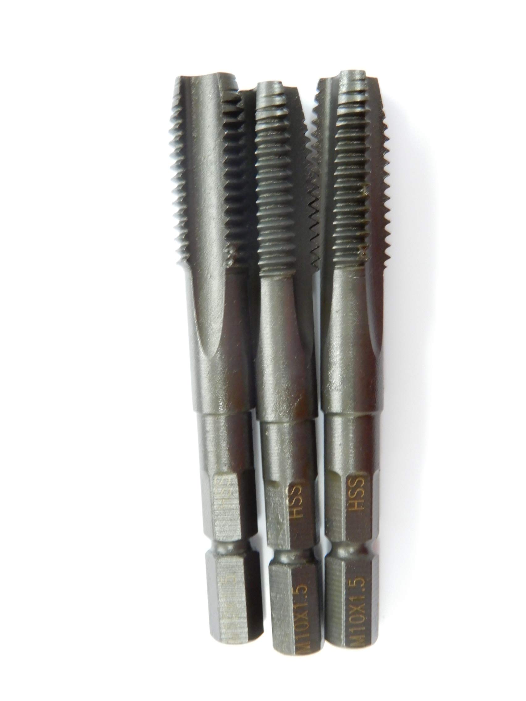

2564 PPLS Thread Cutting Drill Hex for Pack of 3 Tap, Tap, Shank, M101.5mm Screws,