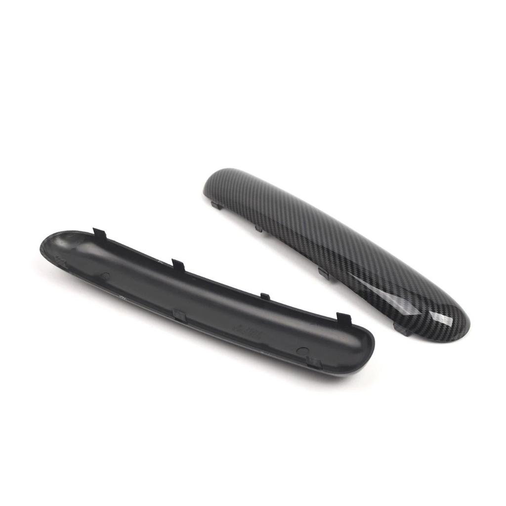 Pair Front Bumper Trim Set For Mini One Cooper R50/R52/R53 01-2004 Carbon Fibre