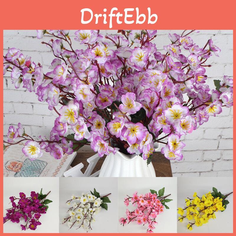 Chic 43cm Artificial Plum Spring Blossom With 81 Heads For Elegant Floral Decor